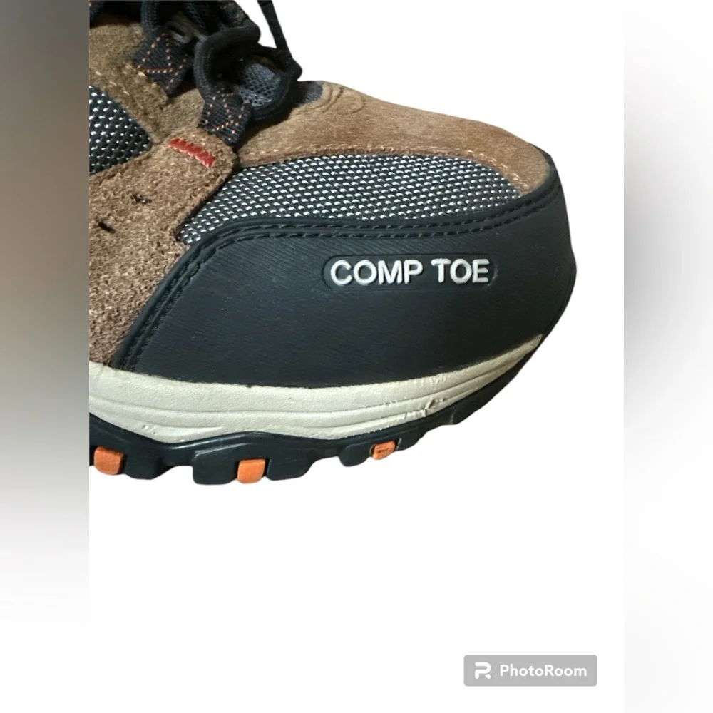 Sketchers comp toe waterproof slip resistant work shoes - Picture 4 of 8